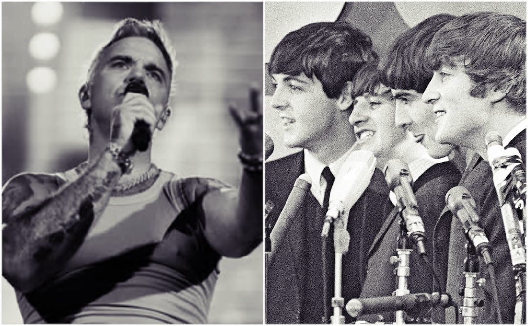 Robbie Williams supera a The Beatles con récord de álbumes número uno en el Reino Unido.