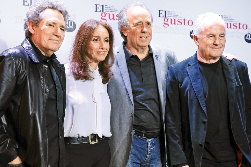 Miguel Ríos, Ana Belén, Joan Manuel Serrat y Víctor Manuel no descartan volver a hacer una gira (PACO CAMPOS. EFE)