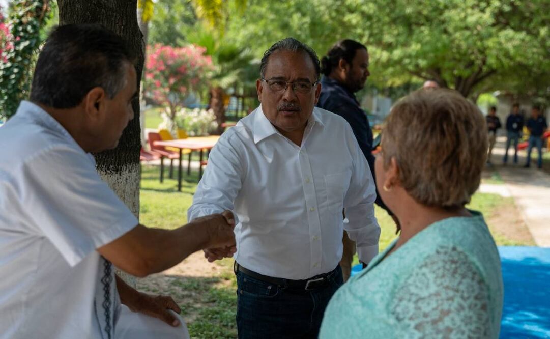 El acalde de Escobedo, Nuevo León, Andrés Mijes, se reúne con empresarios (23/07/2025). Foto: Especial