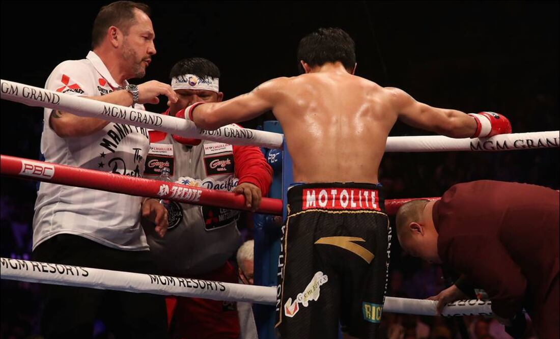 Manny Pacquiao ganó su pelea del sábado. Foto: AFP