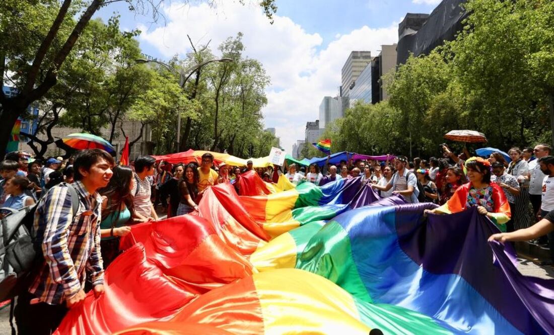 Marcha del Orgullo LGBT 2025 en CDMX. Foto: Archivo.