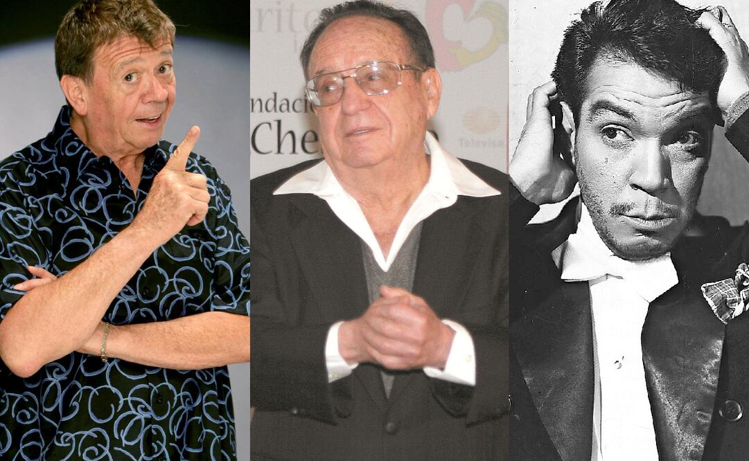 Los tres actores forman parte de la cultura popular mexicana  Foto: Facebook, Archivo / EL UNIVERSAL