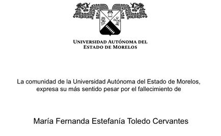 UAEM condena secuestro y homicidio de su alumna