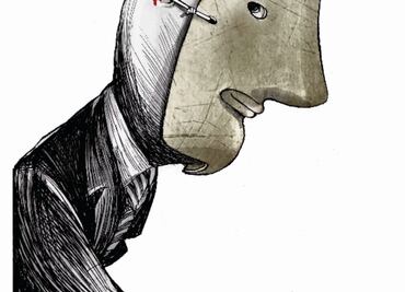 La apretada careta del político