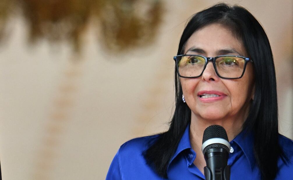Delcy Rodriguez, presidenta encargada de Venezuela. Foto: AFP
