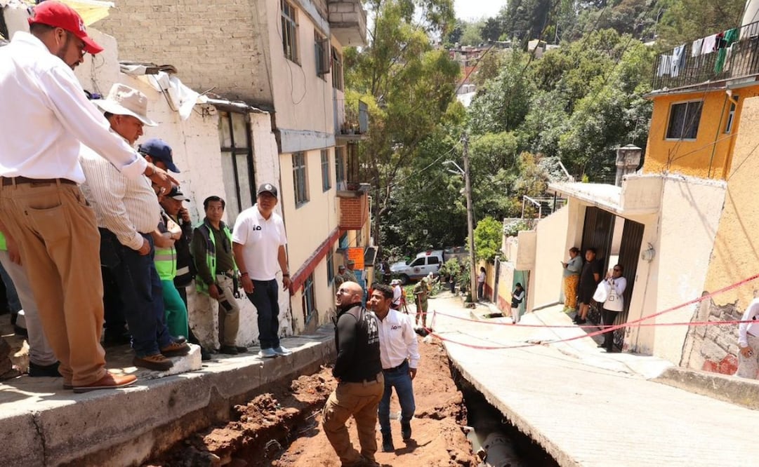 Segiagua controla fuga de agua en Álvaro Obregón. Foto: especial