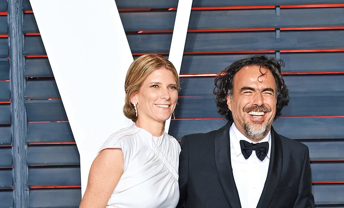 Alejandro González acudió a la fiesta Governors Ball con su esposa (Agencias)