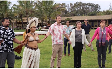 Una antropóloga y una curadora conforman la delegación del Museo Británico que se encuentra en Rapa Nui