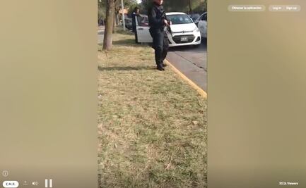 Denuncian en redes sociales abuso policial en Satélite