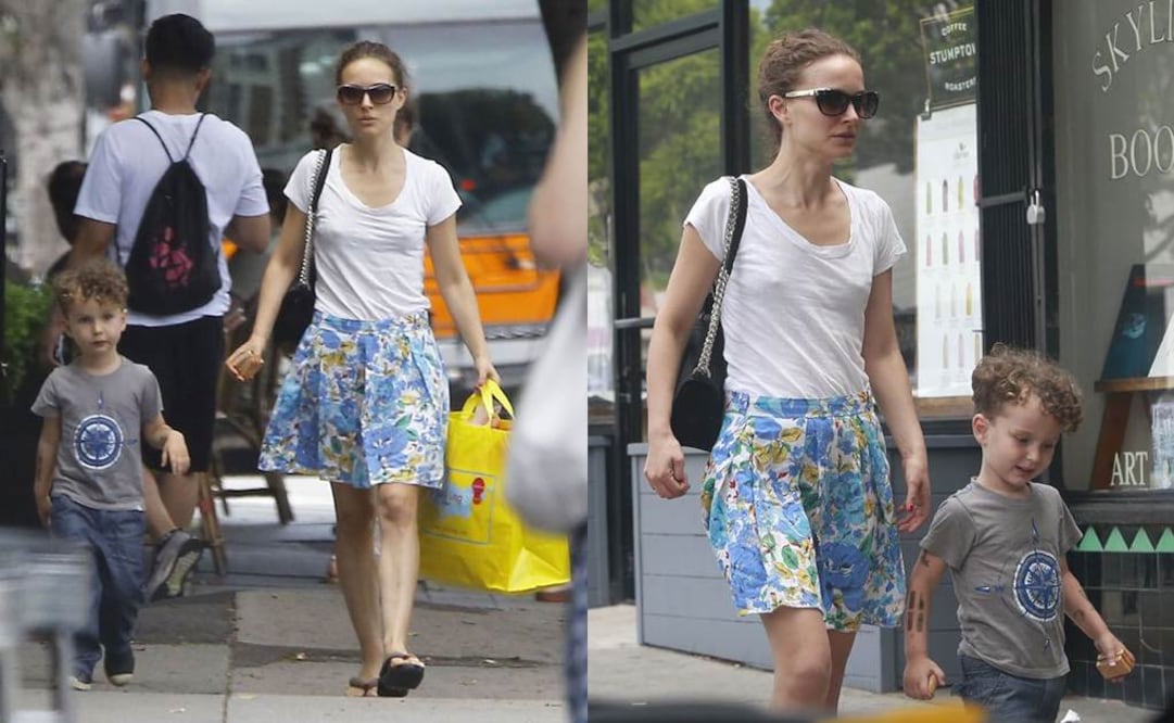 Natalie lució un aspecto muy natural Foto: Tomadas de RadarOnline