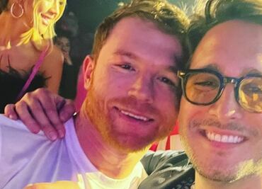 Canelo Álvarez celebró con Diego Boneta el triunfo contra Golovkin, 'Sigo siendo el Rey'