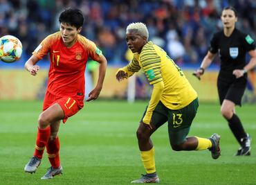 China logró su primer triunfo en el Mundial Femenil al vencer a Sudáfrica