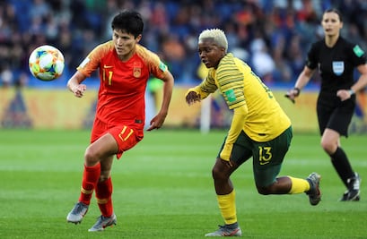 China logró su primer triunfo en el Mundial Femenil al vencer a Sudáfrica