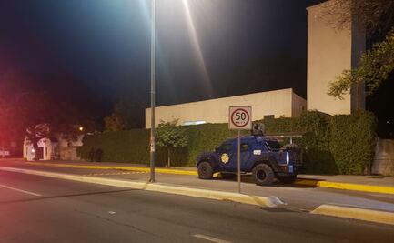 Vehículos de Operaciones Especiales refuerzan seguridad frente a casa del gobernador de Tamaulipas