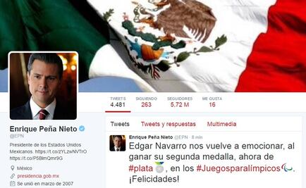 Peña Nieto felicita a Edgar Navarro por su segunda medalla en Río 2016