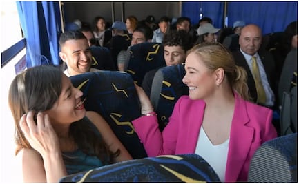 Maru Campos estrena 20 nuevos autobuses para estudiantes y personal de la Universidad Autónoma de Ciudad Juárez