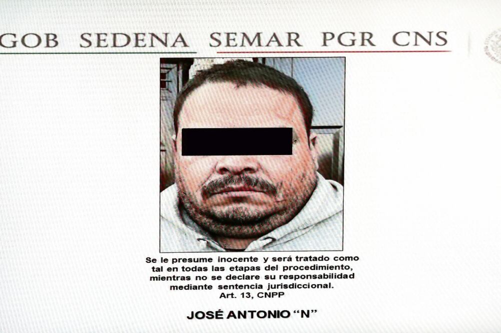 Proceso. José Antonio “N” era considerado uno de los 122 objetivos prioritarios del gobierno federal. FOTO: ESPECIAL