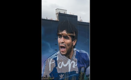 Diego Maradona inspira el mural más grande del mundo