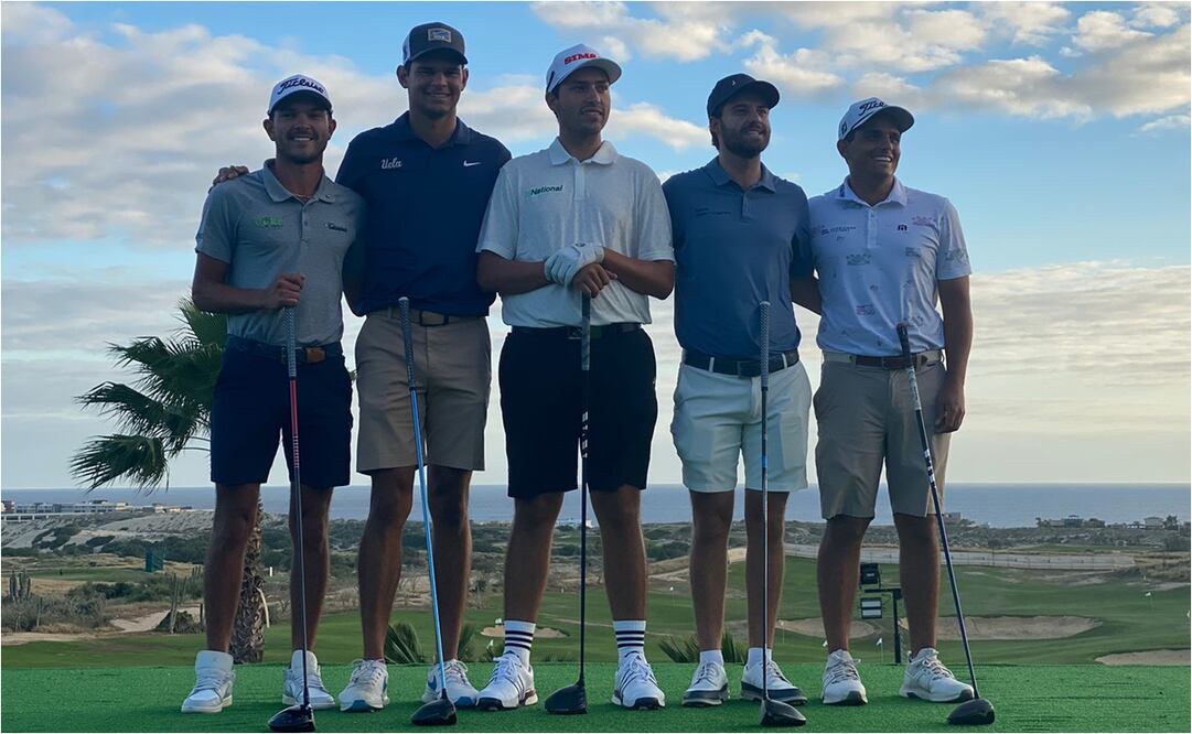 Los golfistas mexicanos que estarán en el World Wide Technology Championship. FOTO: NICOLÁS SCHILLER/ EL UNIVERSAL