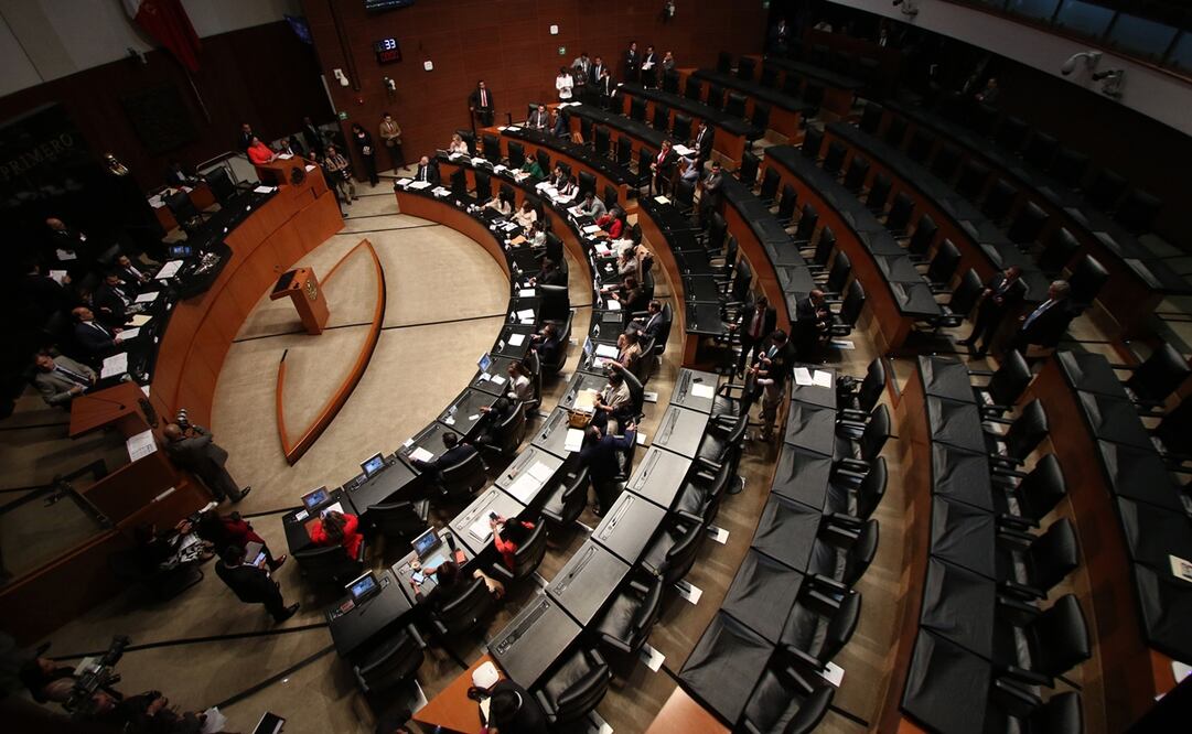 Imagen de archivo del Senado de la República. Foto: Archivo/El Universal