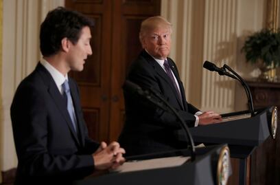 Fox News reporta que Trump bromeó con convertir a Canadá en el “estado 51” de EU y Trudeau sería su gobernador