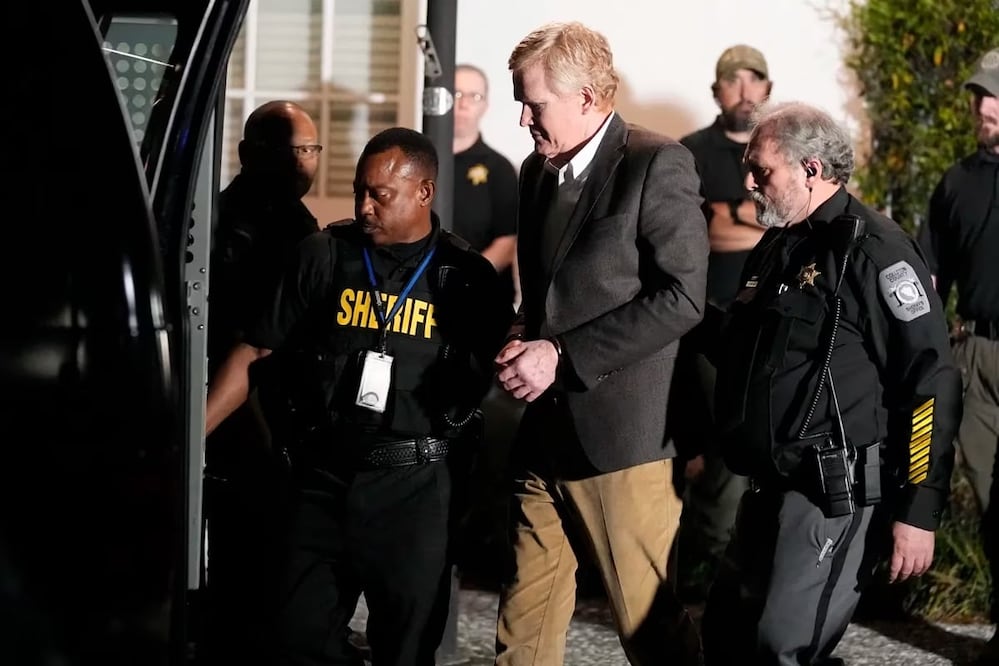 Alex Murdaugh, en Walterboro, Carolina del Sur, tras ser condenado. Foto: AP