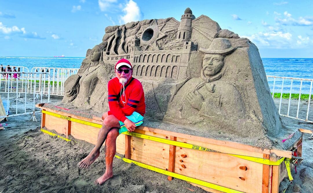 El objetivo del artista fue hacer un tributo a Veracruz, con una escultura que tuviera todos los detalles que dan identidad al estado Foto: Patricia Morales / El Universal