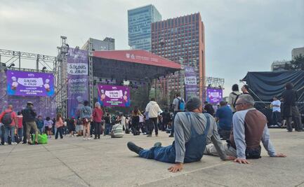 Cientos de personas se reúnen en Monumento a la Revolución para escuchar el concierto "Sirenas al ataque"; es homenaje a pioneras del Rock