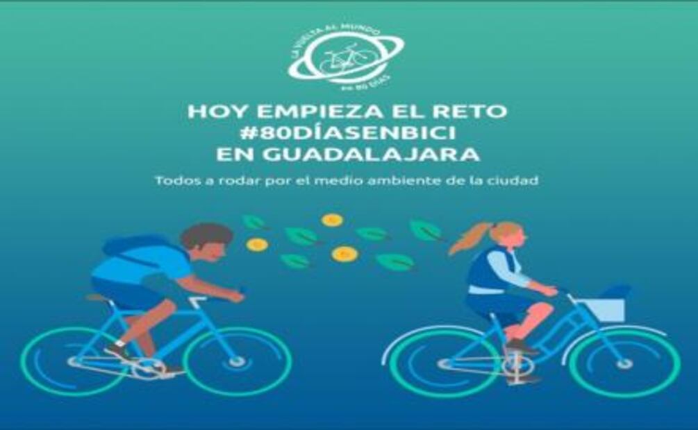 Reto #80díasenbici busca promover uso de la bicicleta en Zapopan, Jalisco
