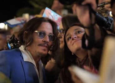 Johnny Depp presenta su nueva película como director en San Sebastián