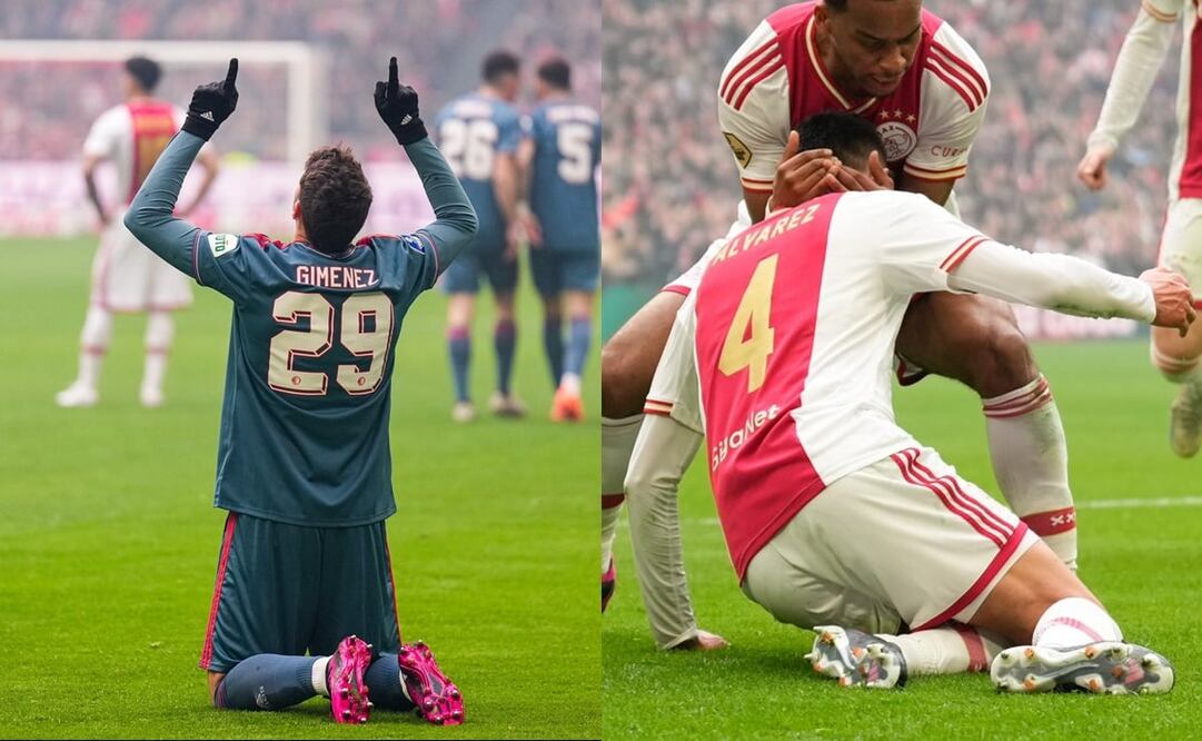 FOTO: TWITTERS AJAX Y FEYENOORD