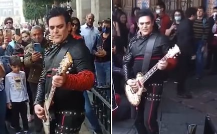 Rammstein sorprende a sus fans mexicanos con una pequeña presentación en el Zócalo