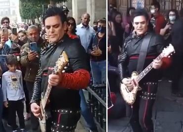 Rammstein sorprende a sus fans mexicanos con una pequeña presentación en el Zócalo