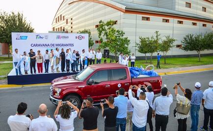 Llega a Tamaulipas caravana de migrantes procedentes de EU
