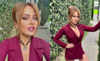 Gaby Spanic reaparece con look rojo tras críticas por cirugías: así luce ahora. Foto: Instagram