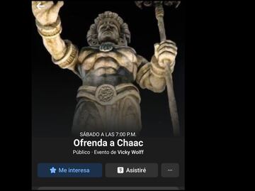 Organizan ofrenda al dios Chaac: influencer invita a reunirse al pie de la estatua en Telchac Puerto