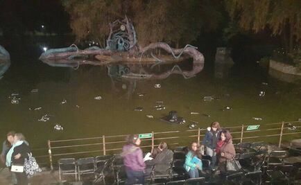 Cancelan función del Lago de los Cisnes; lanzan sillas