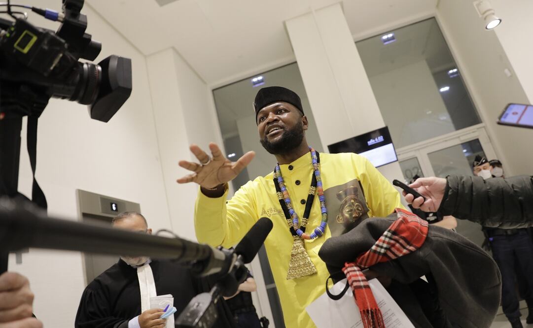 Emery Mwazulu Diyabanza, tras recibir el veredicto. Foto: AP Photo/Lewis Joly