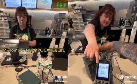 ¿Popocate... qué? Tiktoker finge llamarse "Popocatépetl" y mesera sufre para pronunciarlo