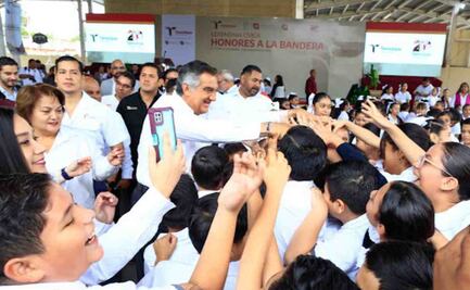 Américo Villareal convoca a estudiantes tamaulipecos a ser perseverantes para tener acceso a un mejor futuro