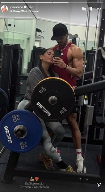 Galilea Montijo y su novio Isaac Moreno se ejercitan juntos y lo comparten en redes.