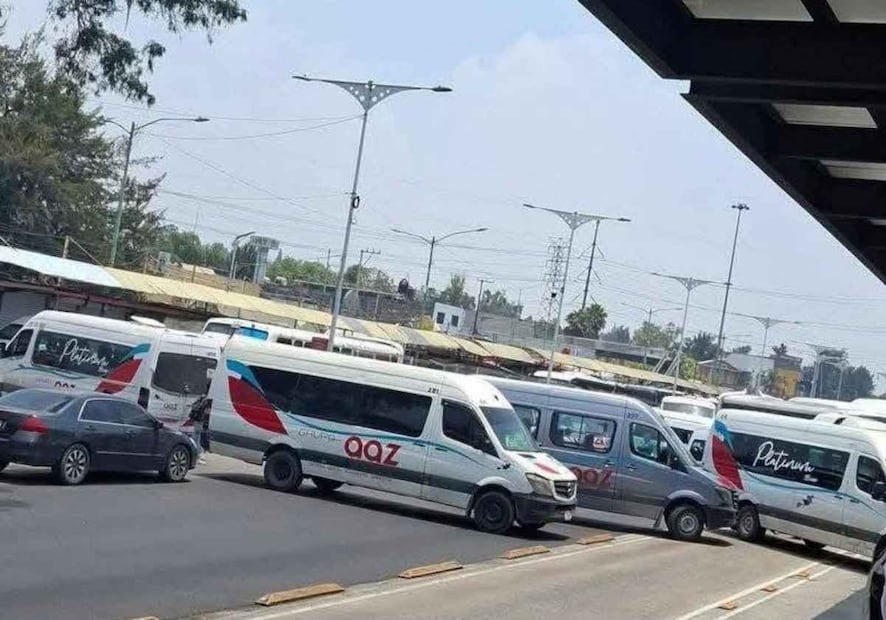 El bloqueo afectó principalmente el acceso al paradero de Indios Verdes y generó largas filas de vehículos. Foto: Especial