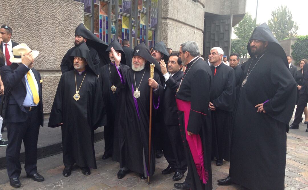 Tras sismos de septiembre, Karekin II comparte mensaje de hermandad en CDMX