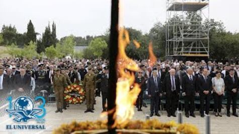 Israel se detiene al recordar a víctimas del Holocausto