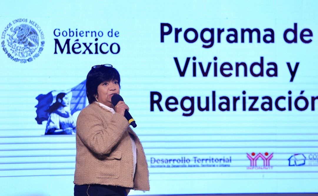 Edna Elena Vega Rangel, secretaria de Desarrollo Agrario, Territorial y Urbano. Foto: Berenice Fregoso / EL UNIVERSAL