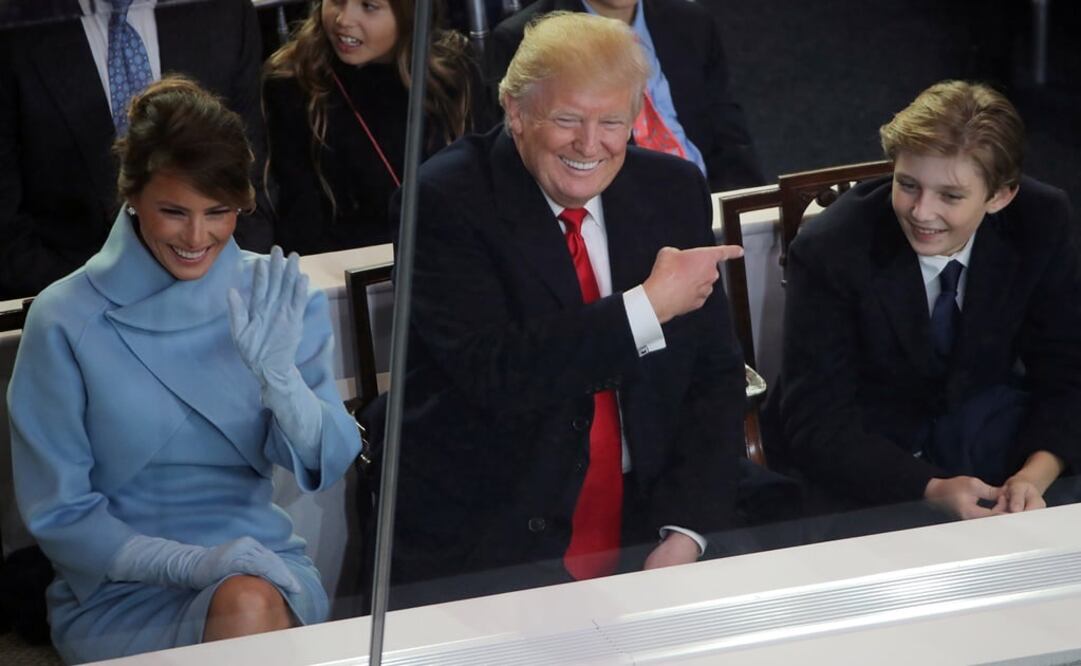 Barron Trump, de 10 años, es el hijo pequeño del presidente y el único que tiene con la primera dama, Melania Trump, que es su tercera esposa (Foto: Reuters)