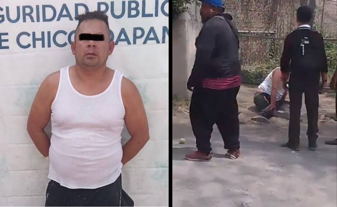 Un grupo de vecinos de la colonia Ejército del Trabajo, ubicado en el municipio de Chicoloapan, lincharon a un hombre al que señalaron como el responsable de robarle su teléfono celular a una estudiante. Foto: Especial