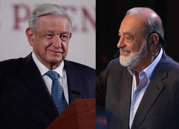 AMLO y Carlos Slim se reúnen en Palacio Nacional