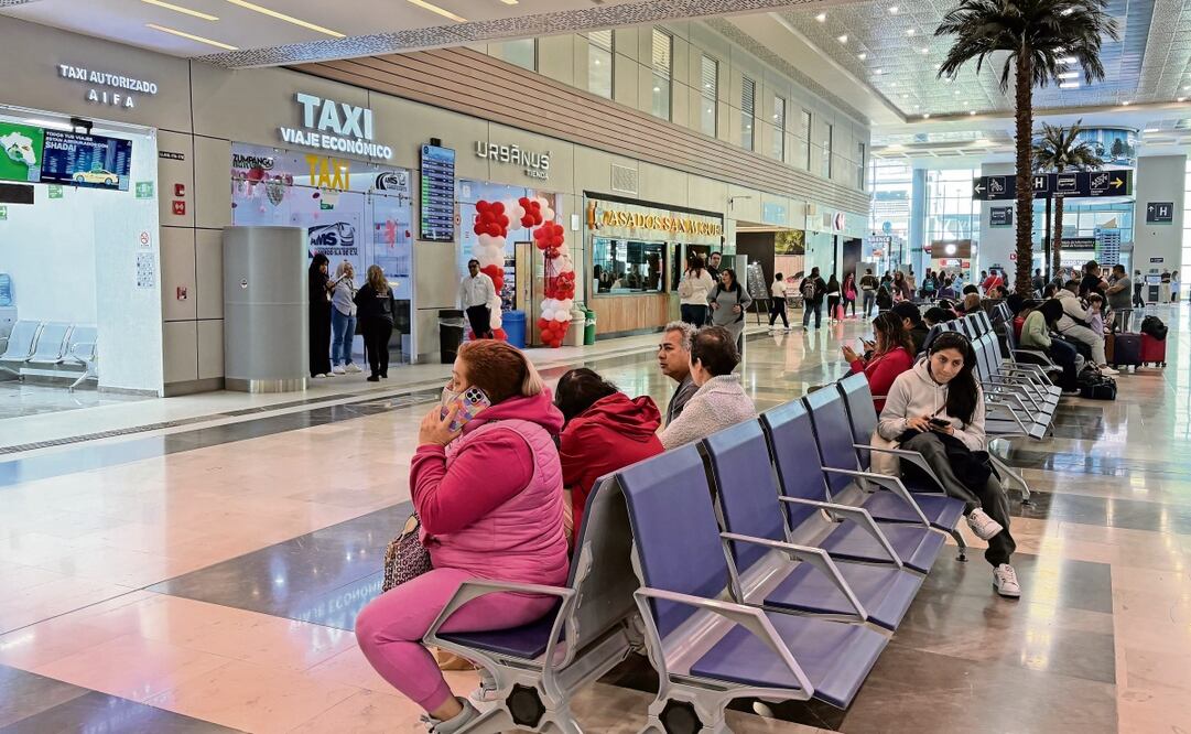 En el AIFA existen 10 opciones de empresas de servicio de taxi. Foto: Arturo Contreras / EL UNIVERSAL