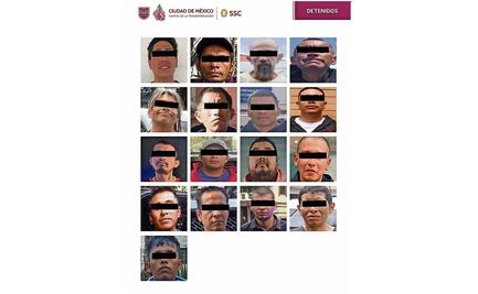Detienen a 18 personas dedicadas a vender droga 
